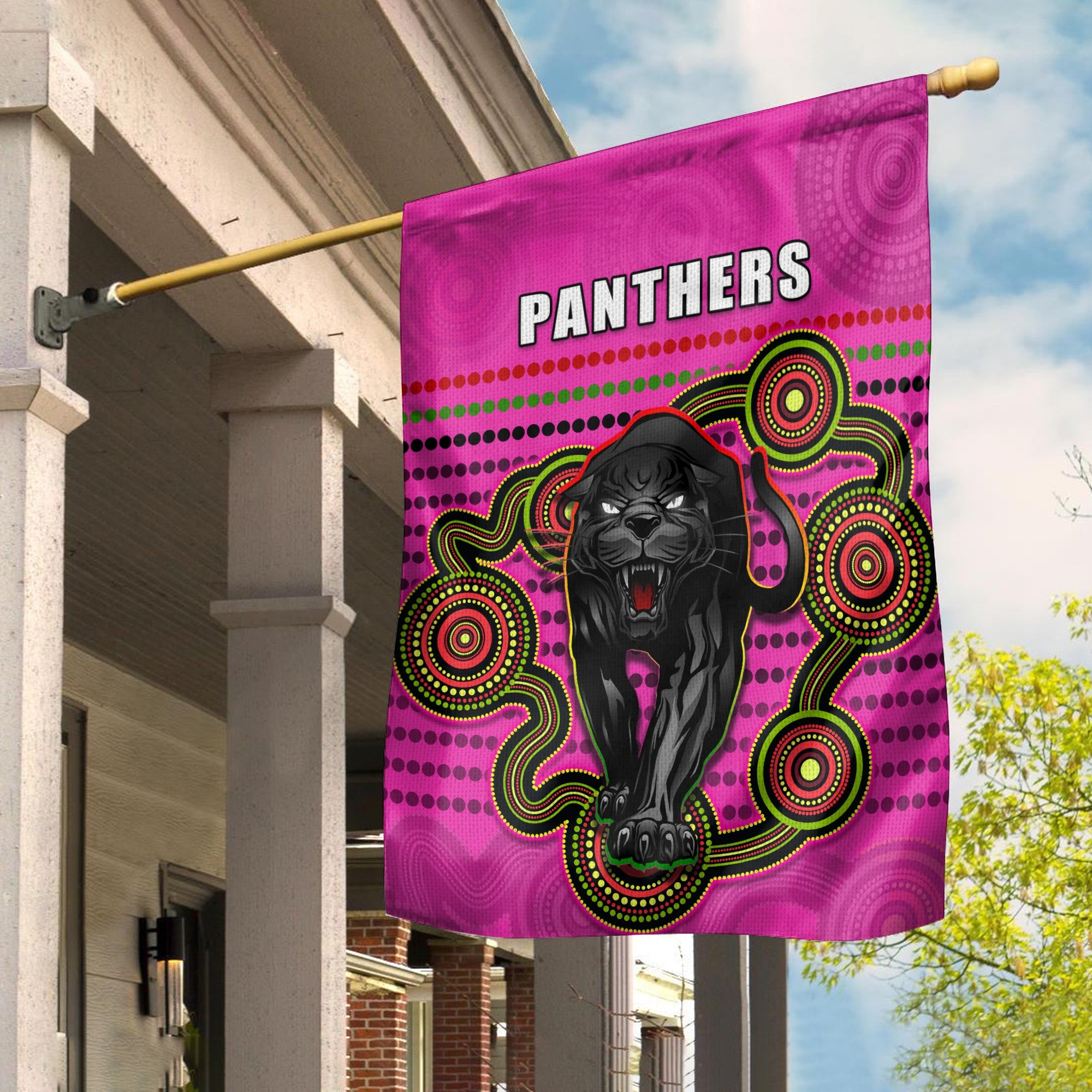 Panthers Indigenous Flag Version Pink Alternate LT13
