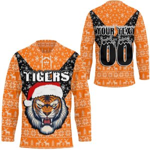 (Custom) Vibe Hoodie Clothing - Wests Tigers Aboriginal Tattoo Hockey Jersey