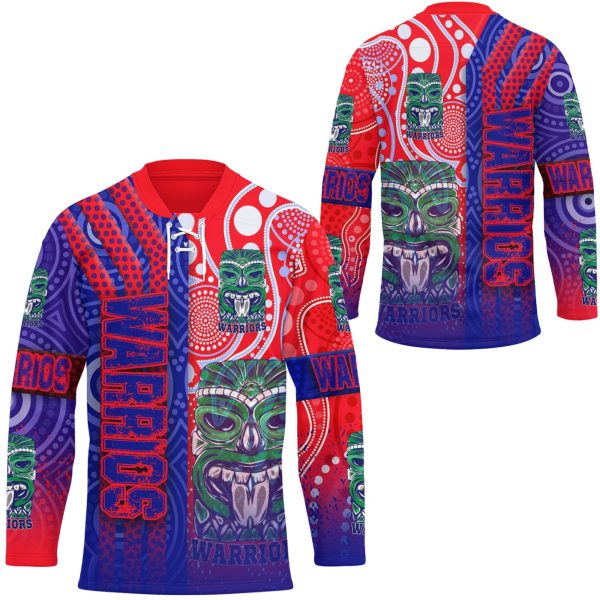 Vibe Hoodie Clothing - New Zealand Warriors Sporty Style Hockey Jersey