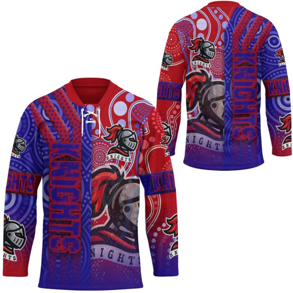 Vibe Hoodie Clothing - Newcastle Knights Sporty Style Hockey Jersey