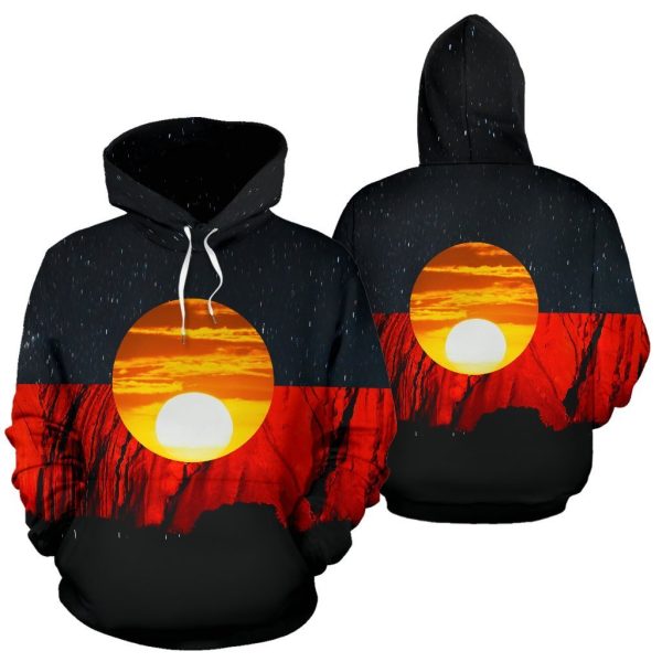 Vibe Hoodie Australia Aboriginal Flag K5 - Limited Edition