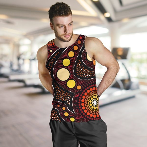 Aboriginal Men's Tank Top - Aboriginal Art Ver01