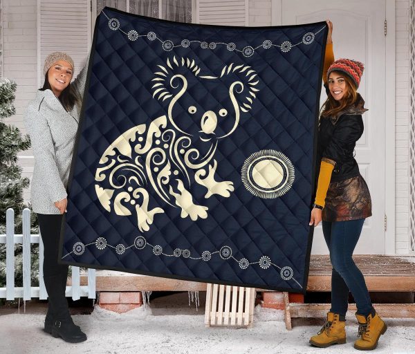 Premium Quilts - Koala Coverlets Treasure Aboriginal Patterns Ver01