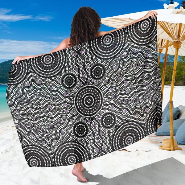 Sarong - Aboriginal Dot Painting Sarongs Ver04