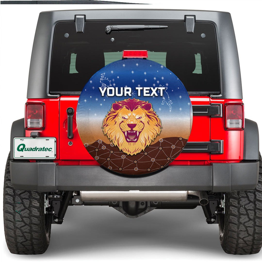 VibeHoodie Tire - (Custom) Brisbane Lions Special - Football Team Spare Tire Cover
