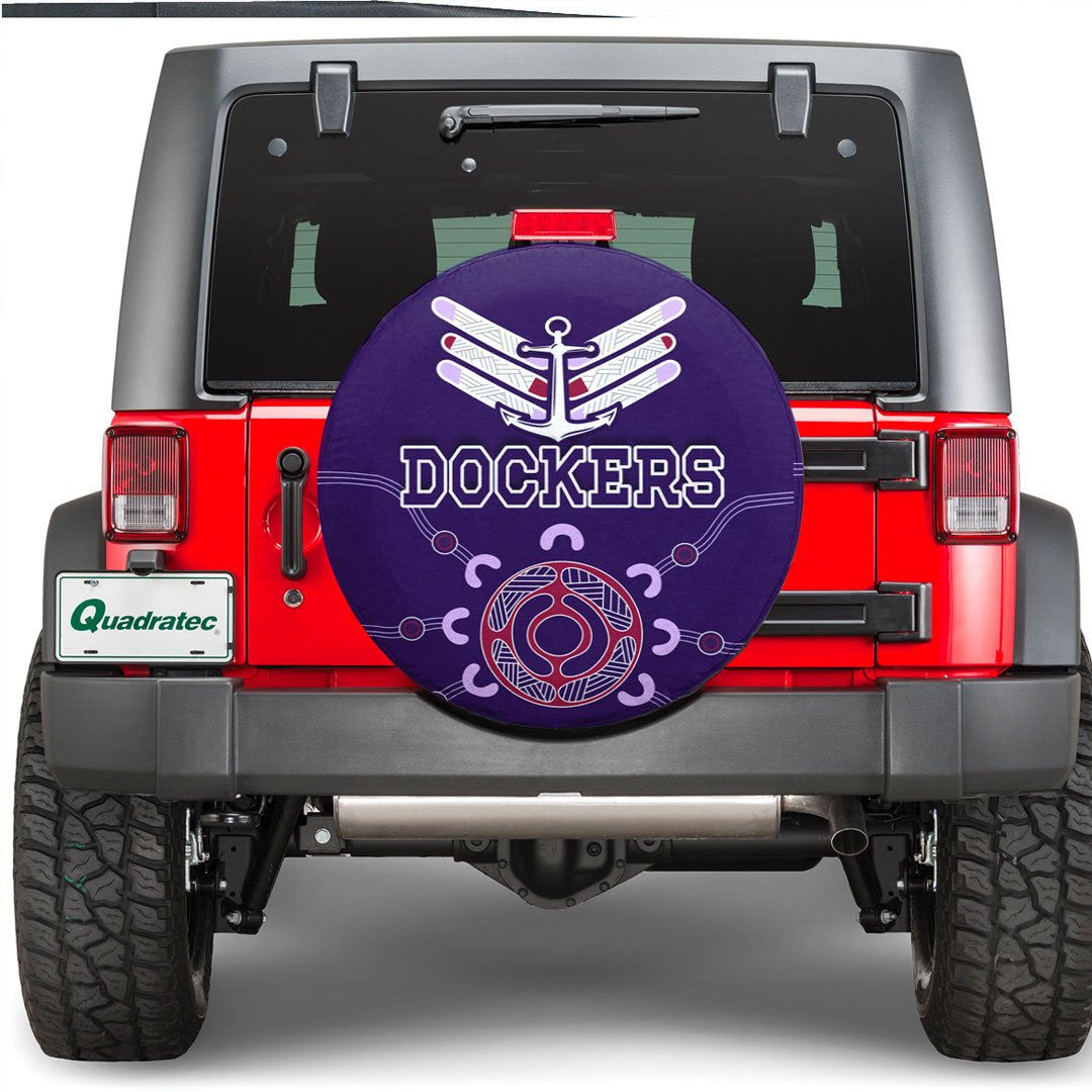 VibeHoodie Tire - Fremantle Dockers Limited Edition - Football Team Spare Tire Cover