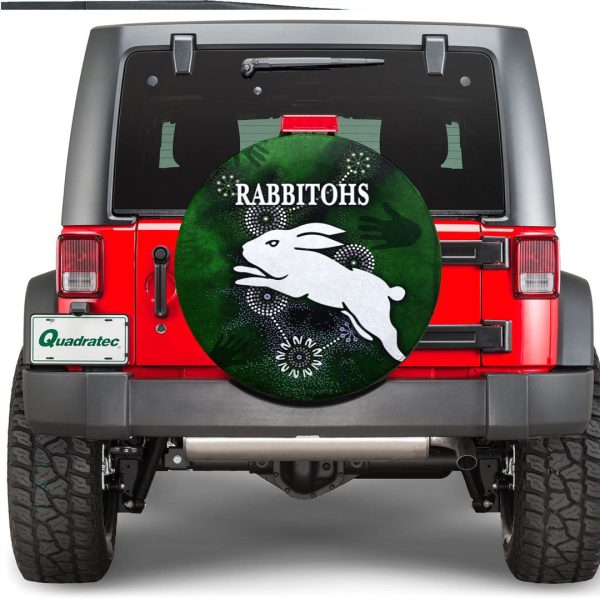 VibeHoodie Tire - South Sydney Rabbitohs Vintage Indigenous - Rugby Team Spare Tire Cover